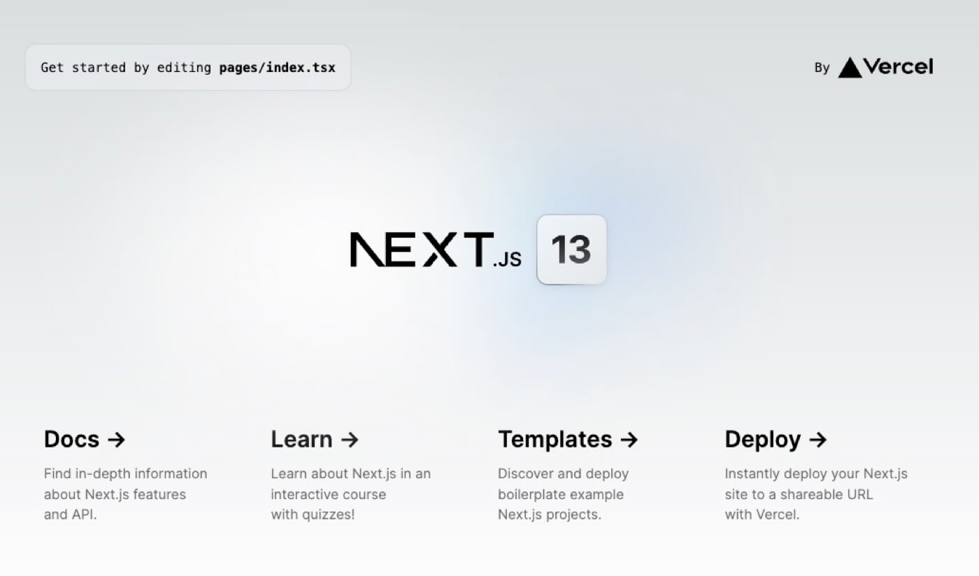Reactの開発環境が起動された