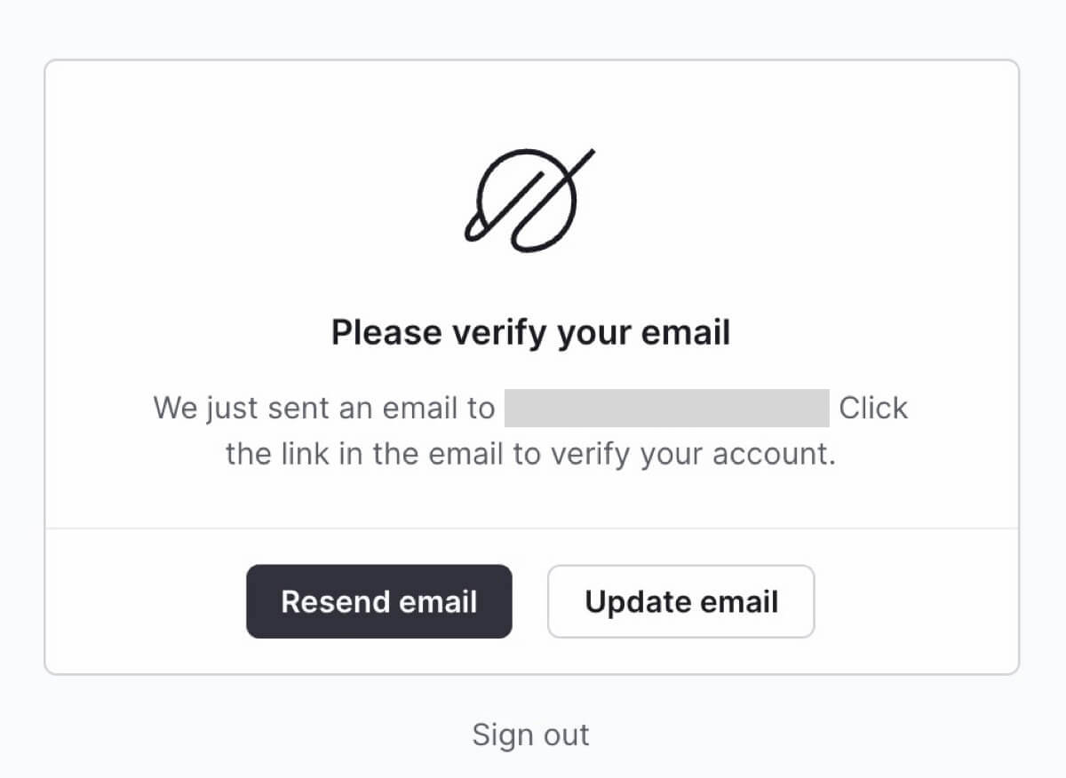 認証用のメールについて